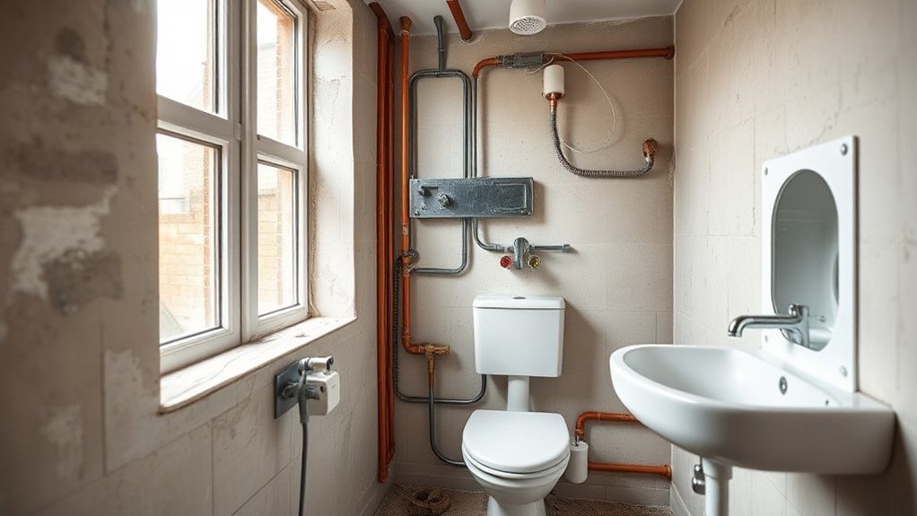 Bathroom Plumbing and Electrics in Richmond